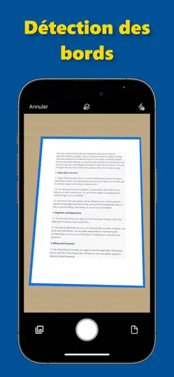 Capture d'écran de Scanner PDF App: Page Lens sur iPhone 4