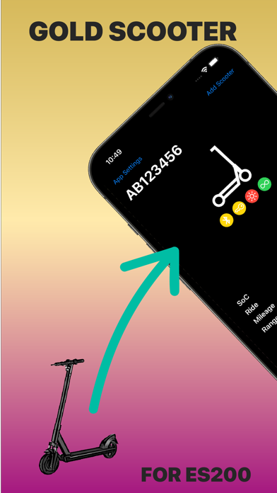 Gold Scooter Screenshot