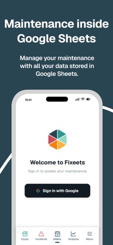 Maintenance Management Fixeets screenshot