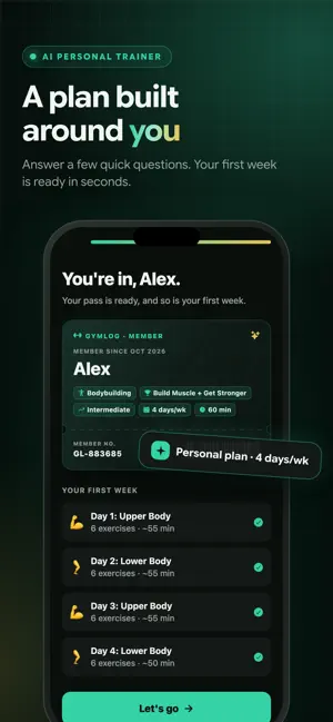 Gymlog — Personal Trainer screenshot 1