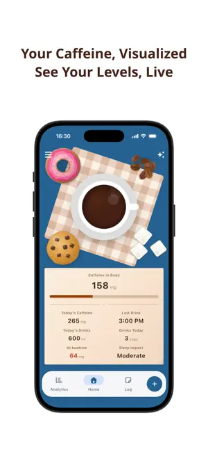 CaffLog - Caffeine Tracker screenshot 1