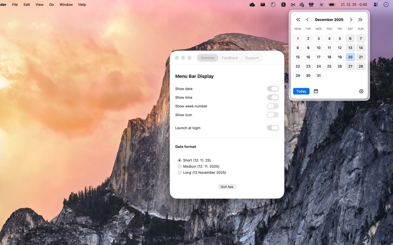 App screenshot