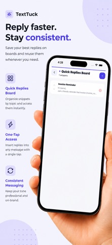 TextTuck: Snippets & Templates screenshot