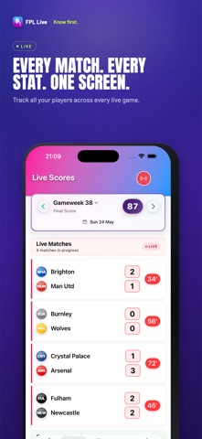 FPL Live: Points, Rank & Stats screenshot