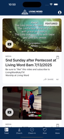 Living Word Katy iPhone screenshot