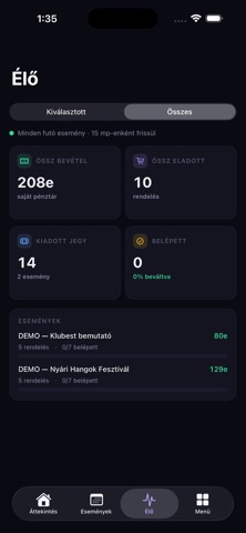 EventOS screenshot