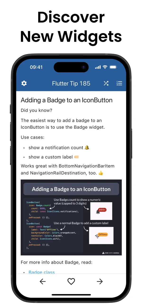 Screenshot #2 pour Flutter Tips