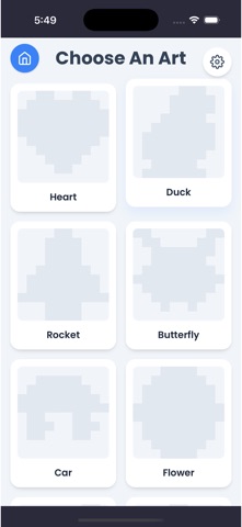 Pixel Art  Color Drawing iPhone screenshot