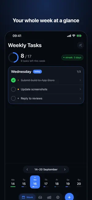 My Week: Weekly Planner screenshot 1