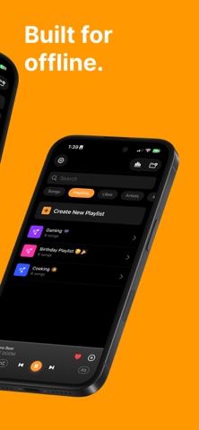 UX Offline Music Player screenshot