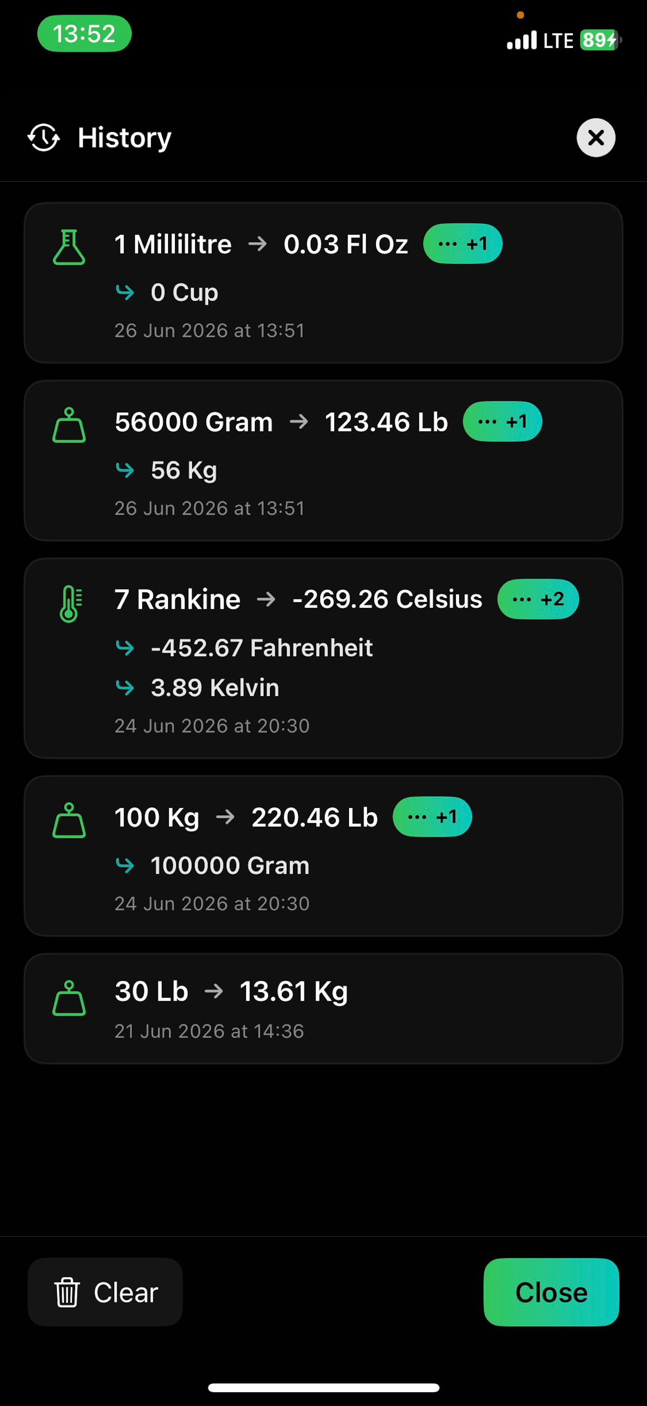Converter: US-Metric Units