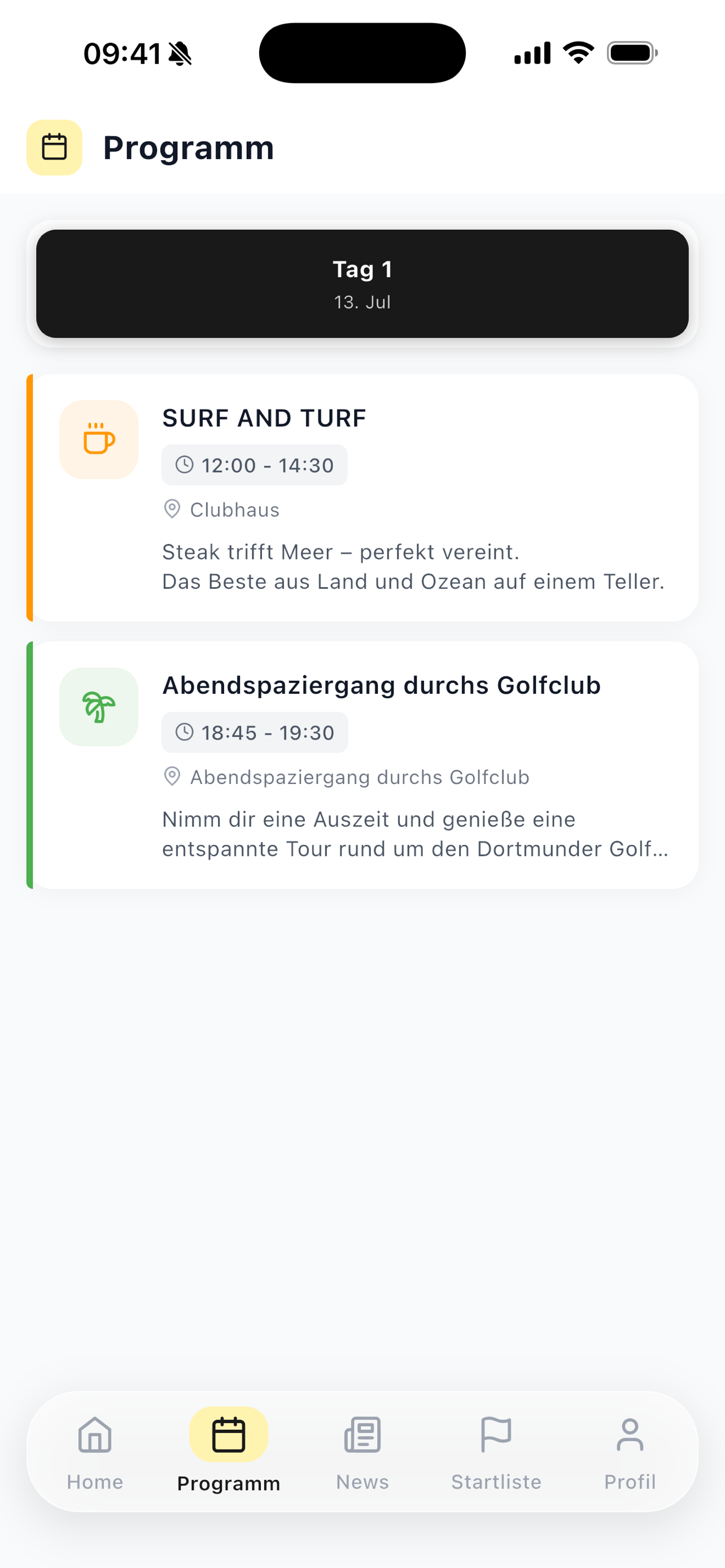 JUSTPERFORMANCE Golfturnier screenshot 3