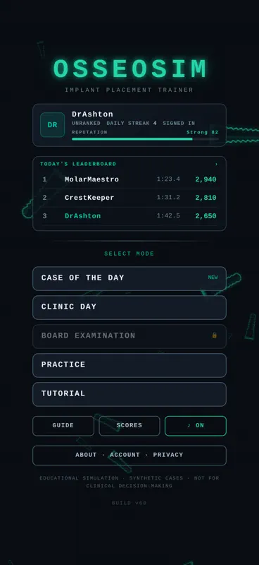 OsseoSim: Implant Trainer screenshot 1 of 5