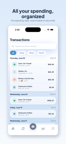 Snap - Spending Tracker screenshot