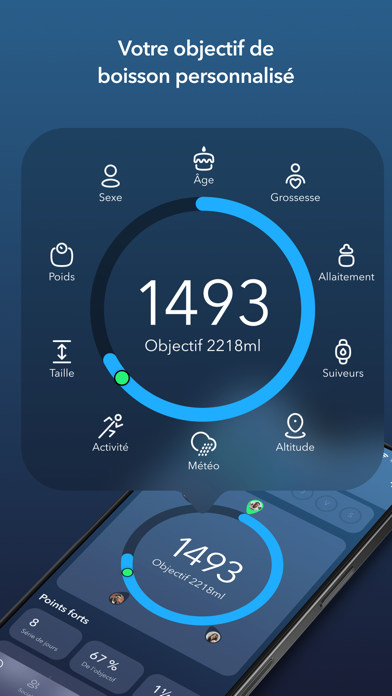 Screenshot #3 pour HidrateSpark Water Tracker