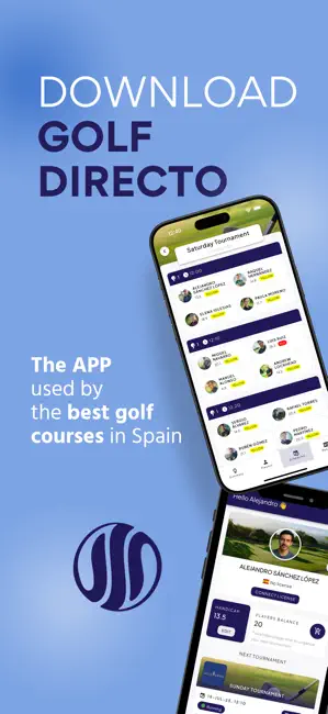 Golf Directo: Live Scoring iPhone screenshot 1