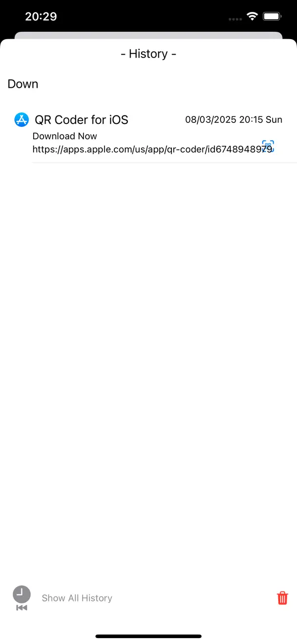 #4. QR Coder (iOS) Podle: Claudio Guirunas