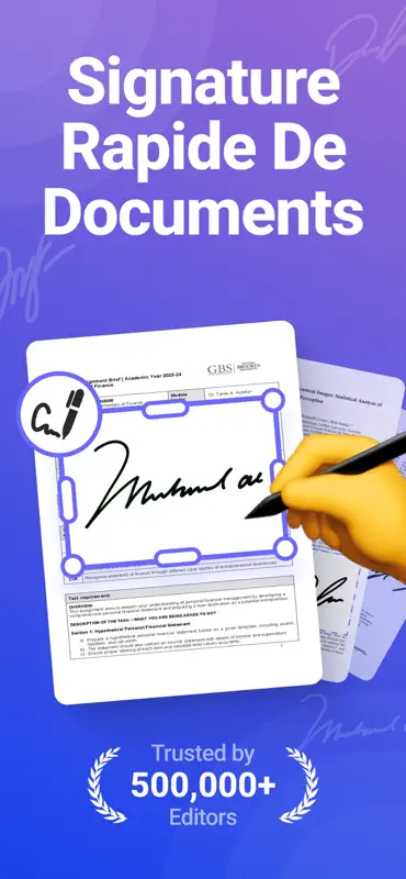 Signature Electronique PDF. AI screenshot 1 of 4