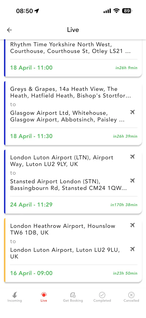 Screenshot #2 pour Twelve Driver Airport Transfer
