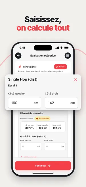Metrics Lab - Bilans Kiné screenshot 3