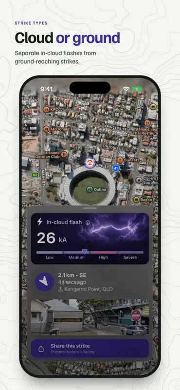 Lightning Tracker: Live Map screenshot 7 of 8