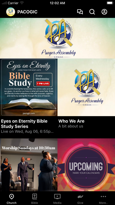 Screenshot #1 pour Prayer Assembly Church