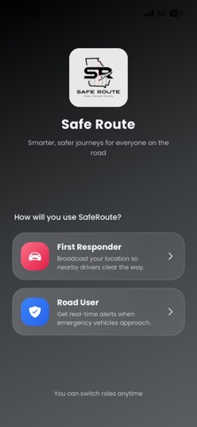 Safe Route Road User Screenshot 1 of 4