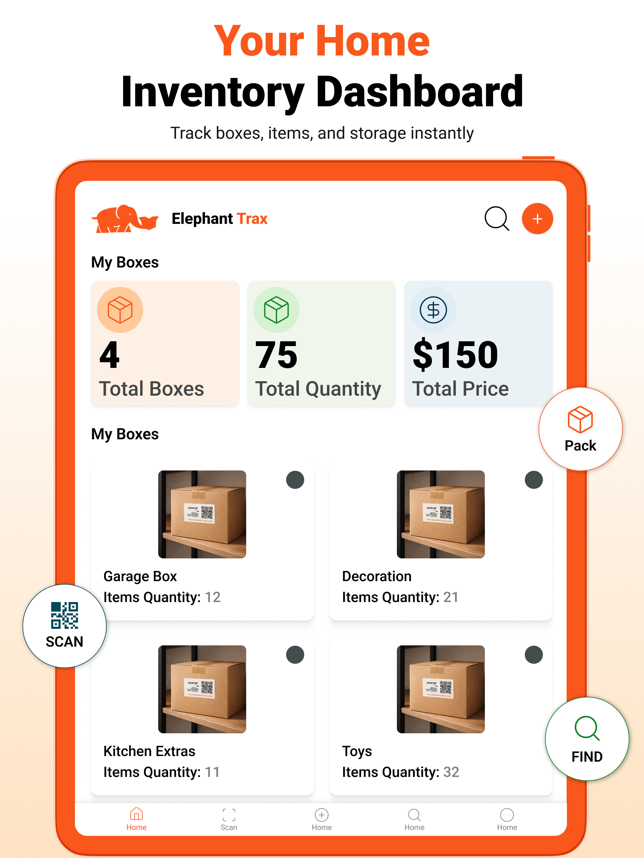 ElephantTrax: storage tracker