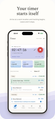 TimeSpot - Smart Time Tracking Screenshot 1 of 7
