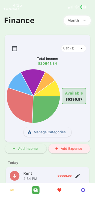 ZenTrack: Habit & Life Tracker Screenshot 1 of 5