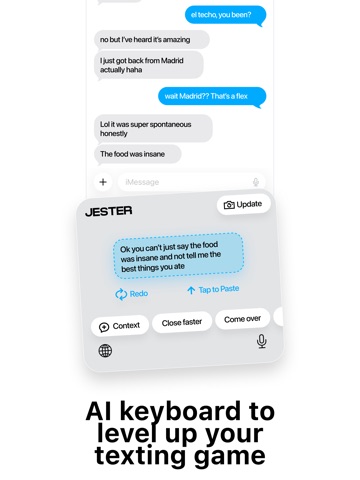 Jester - Texting Keyboard iPad screenshot