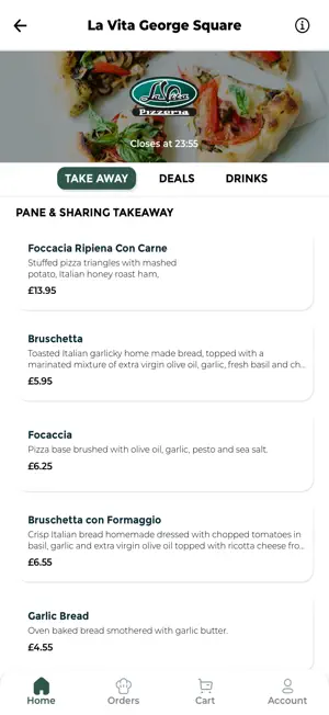 La Vita Restaurants screenshot 4