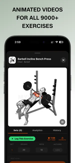 MyFitOrbit Gym Workout Tracker screenshot 3