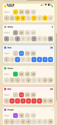 Lost Cities Scorekeeper Screenshot 2 of 3