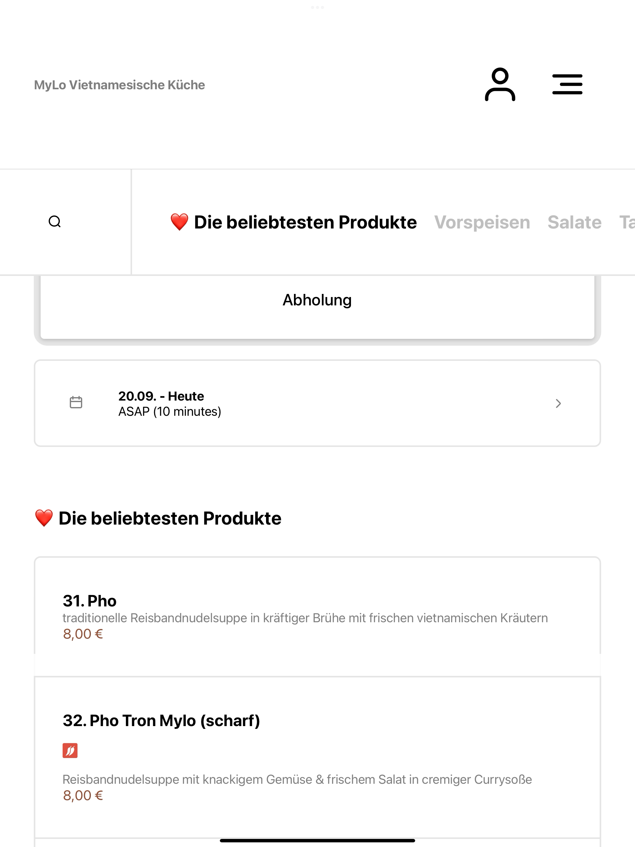 MyLo Vietnamesische Küche screenshot 7
