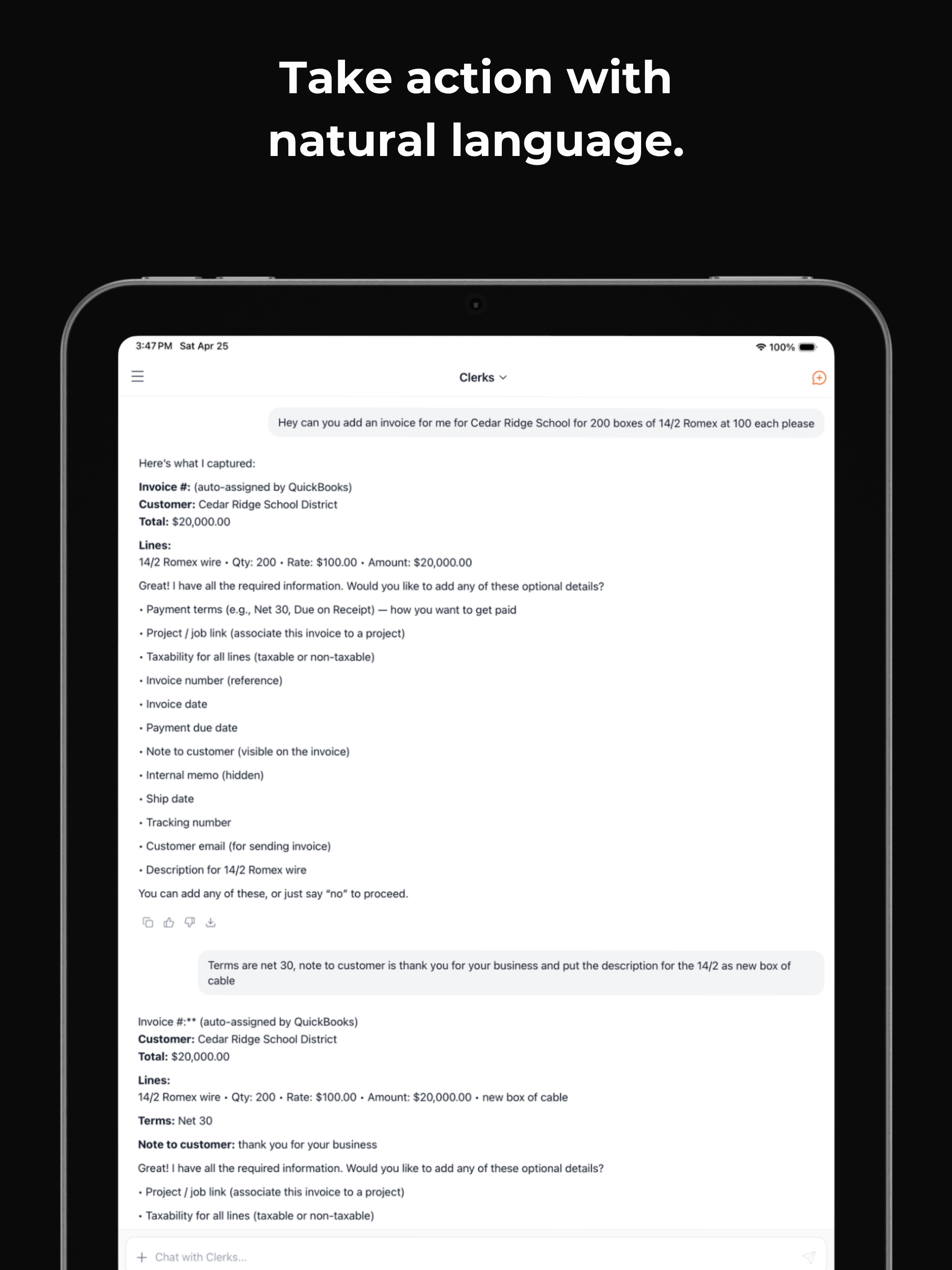 Clerks: AI Bookkeeping