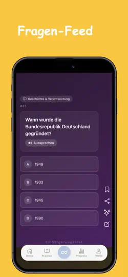 Скриншот Einbürgerungstest Coach DE на iPhone 5