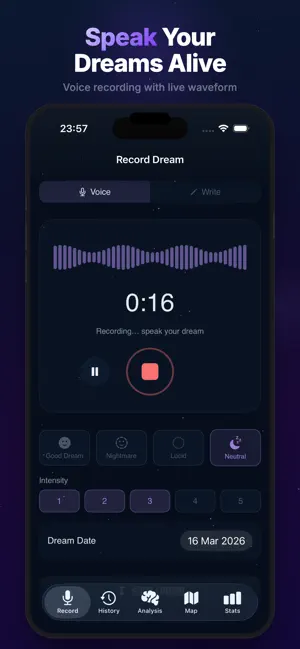 Morpheo: Voice Dream Journal screenshot 3
