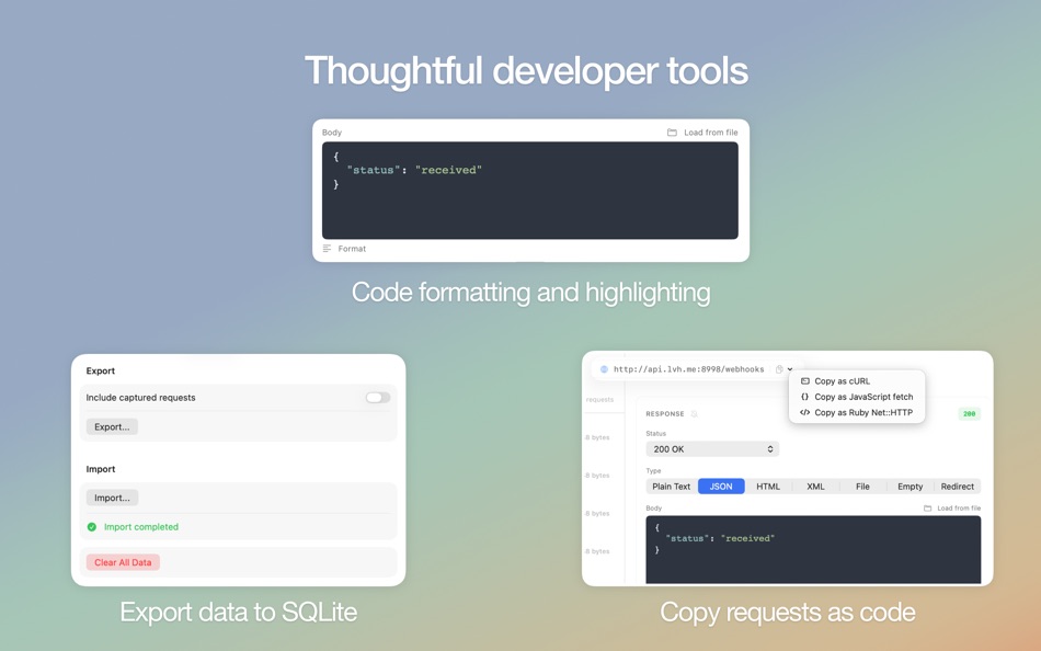 #5. Decoy - Local HTTP Mocks (macOS) Ved: Achilleas Buisman
