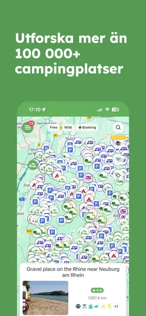 StayFree: Camping Ställplats iPhone screenshot 2