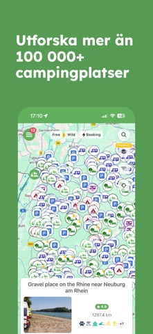 StayFree: Camping Ställplats iPhone screenshot 2