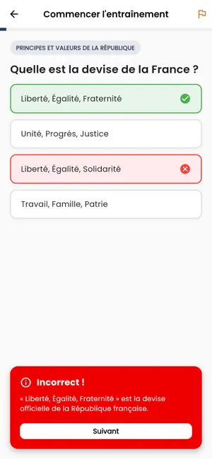 Réussir l'Examen Civique screenshot 4