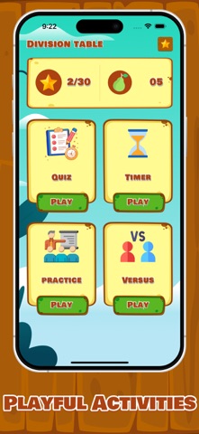 Division Table Maths Screenshot 2 of 6