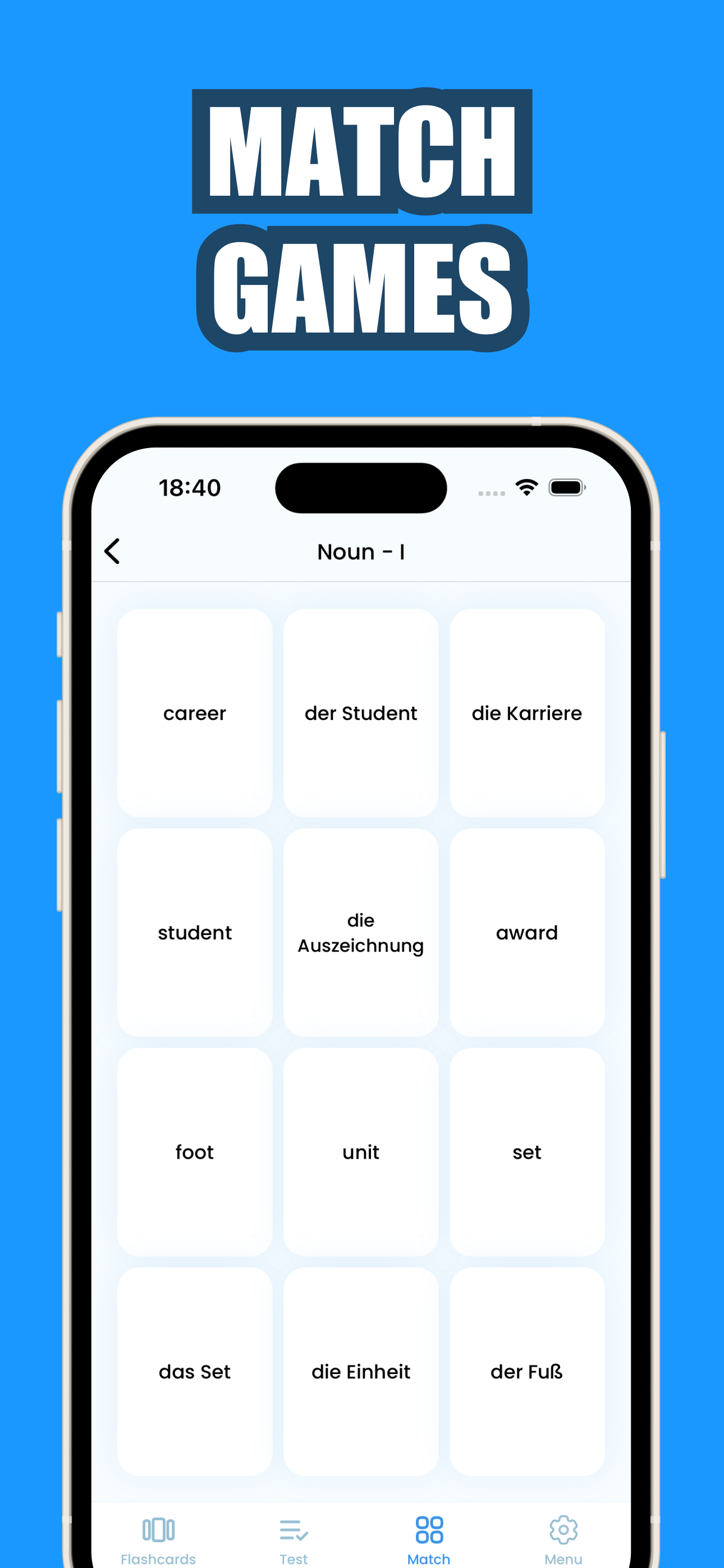German Language Learning Words screenshot 3