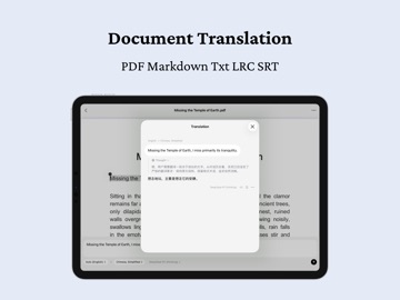 MiiTrans - AI Translate iPad screenshot