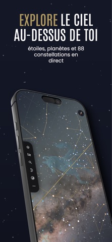 Cosmo Lens: Carte du Ciel iPhone screenshot 1