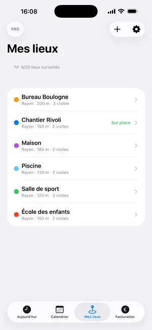 SurPlace : compteur d'heures screenshot 3