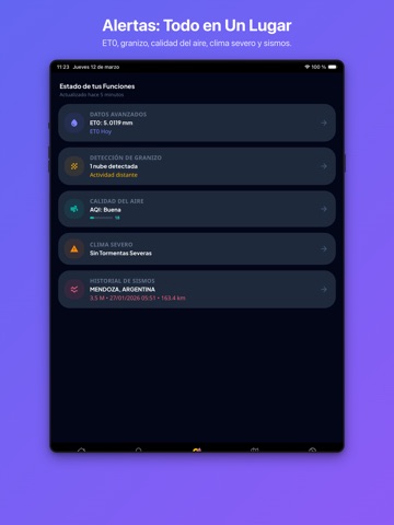 Contingencias: Clima y Granizo iPad screenshot 3