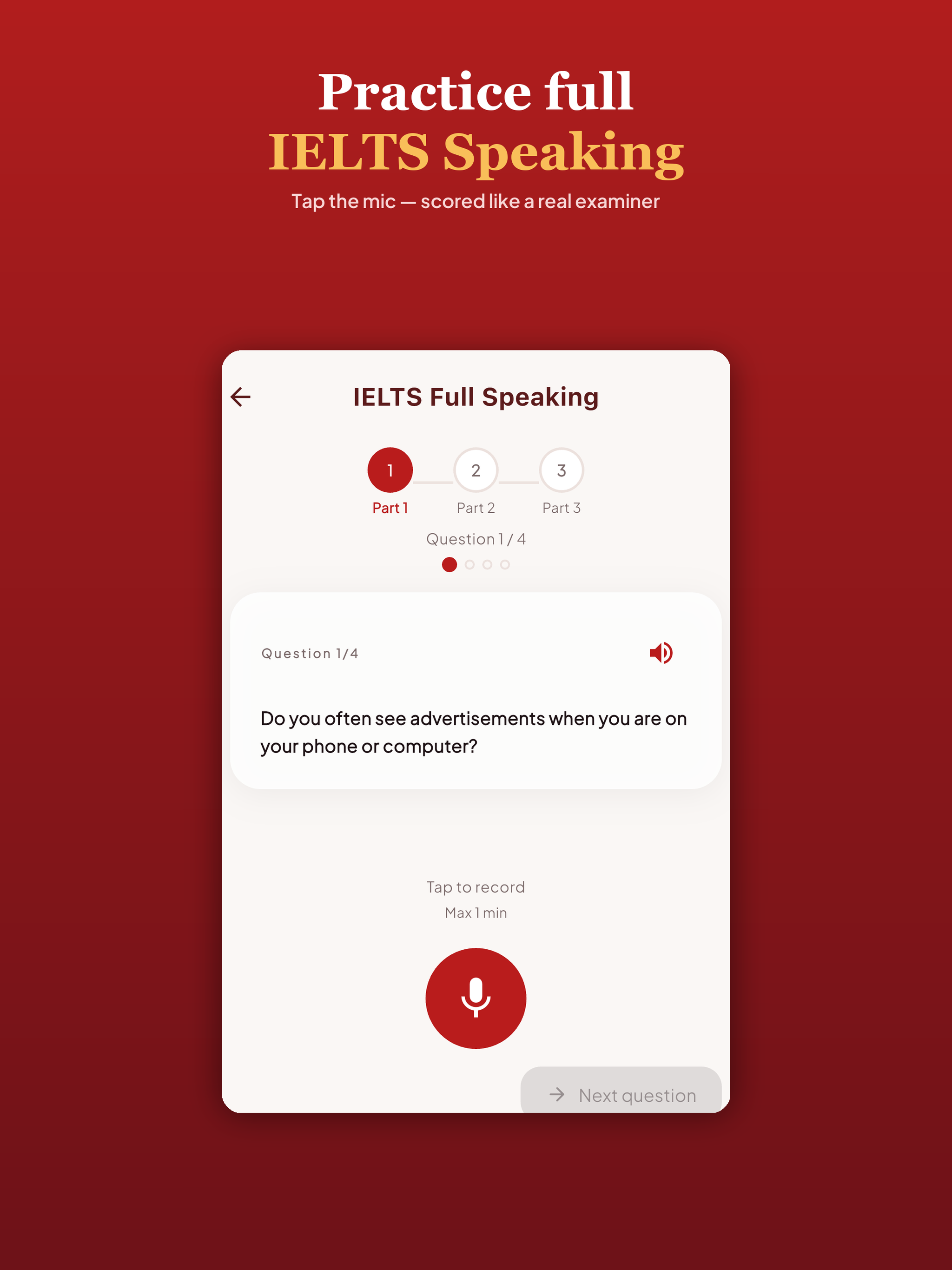 Talent Q Speak: IELTS Speaking screenshot 10