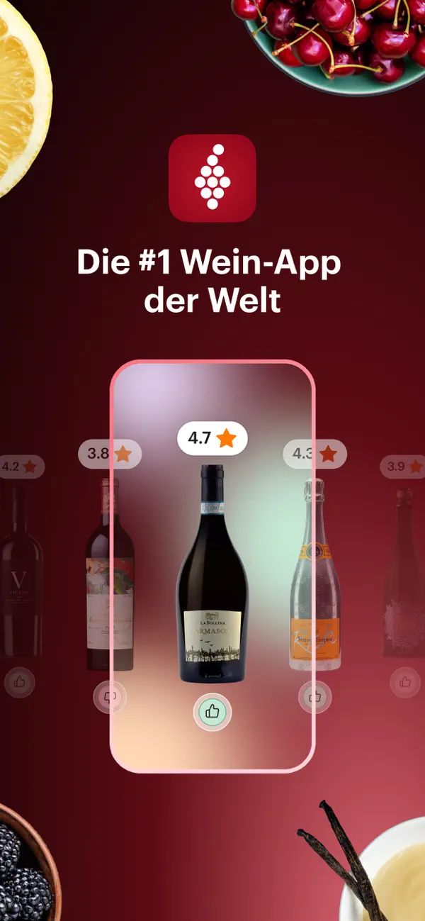 Vivino iPhone App Screenshot 1 – Essen und Trinken